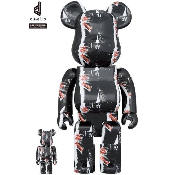 400 % und 100 % Bearbrick-Set – The Rolling Stones (Sticky Fingers – S