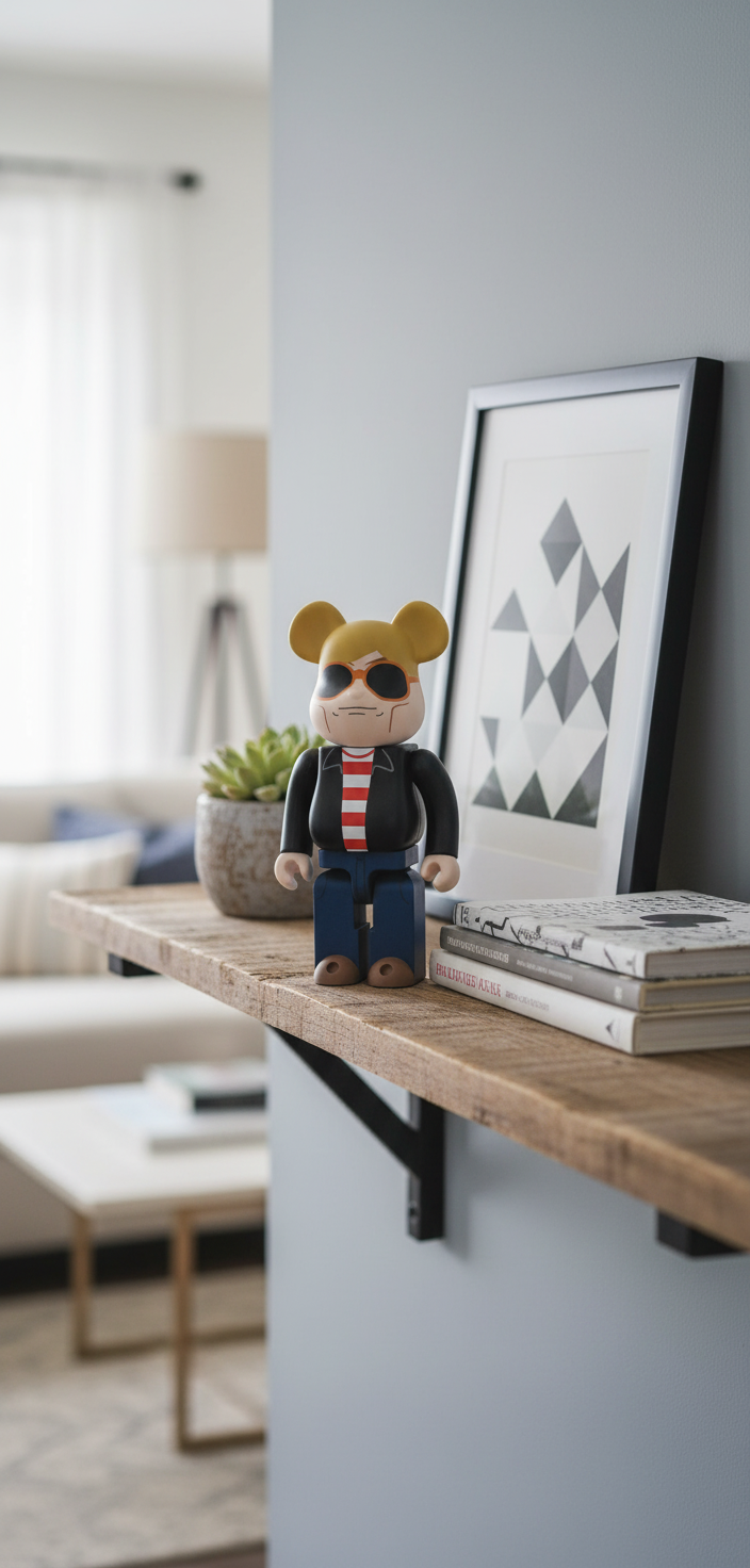 400% Bearbrick - Andy Warhol (60's STYLE)-Medicom Toy-Bearbrick