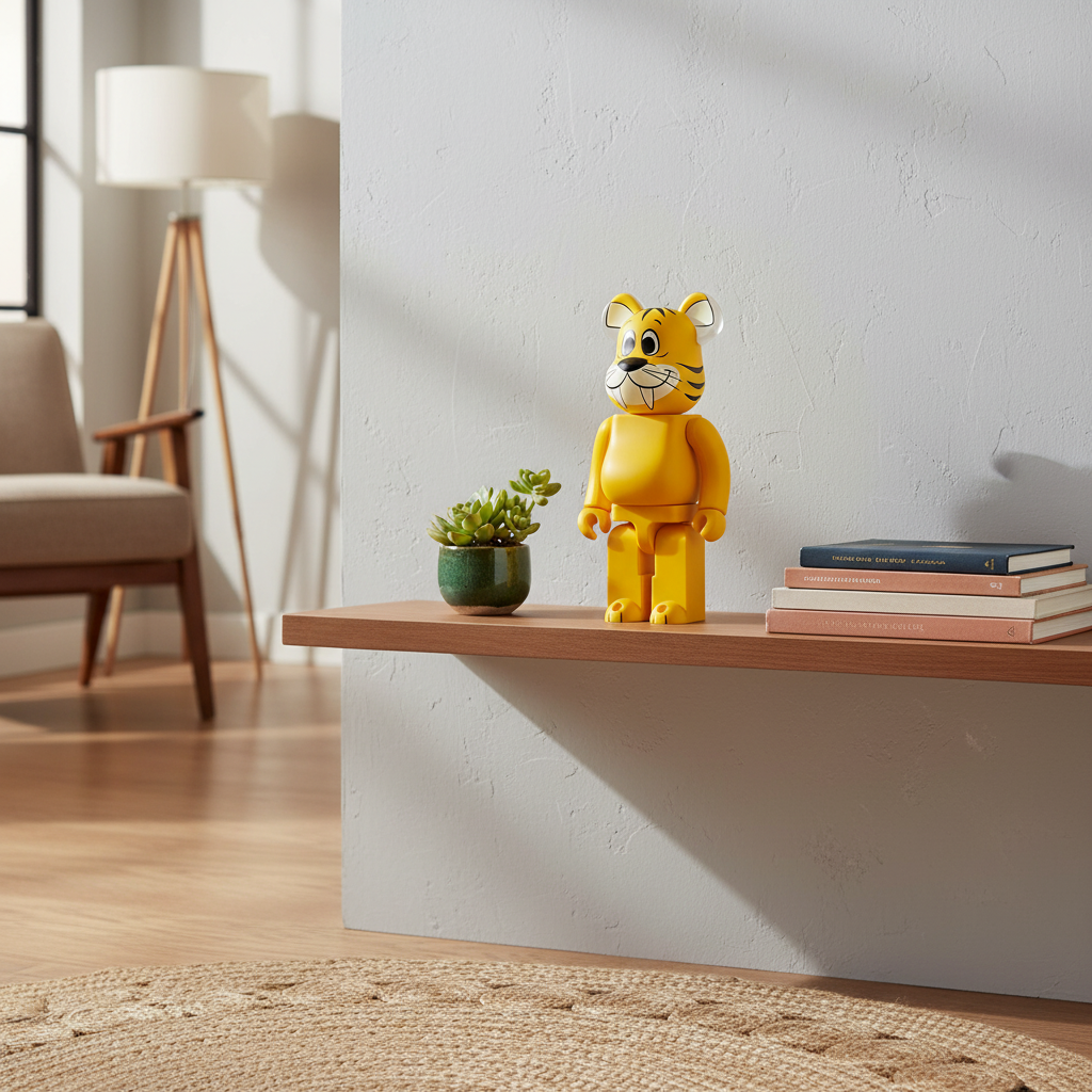 400% Bearbrick sæt - Baby Puss (The Flintstones)-Medicom Toy-Bearbrick