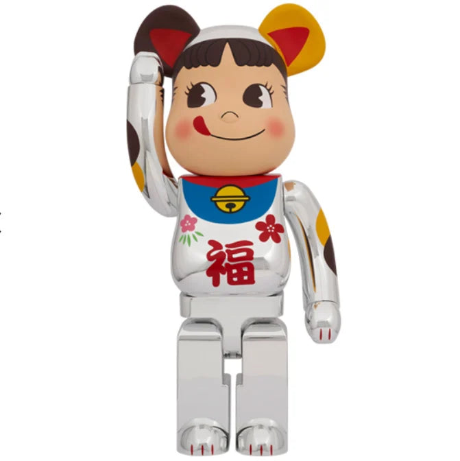 1000% Bearbrick - Figur des Dreieckswächters aus Squid Game