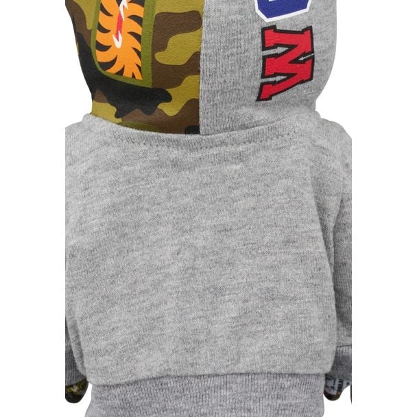 400 % & 100 % Bearbrick 3er-Set – BAPE(R) LEGACY CAMO SHARK (Graue Version)