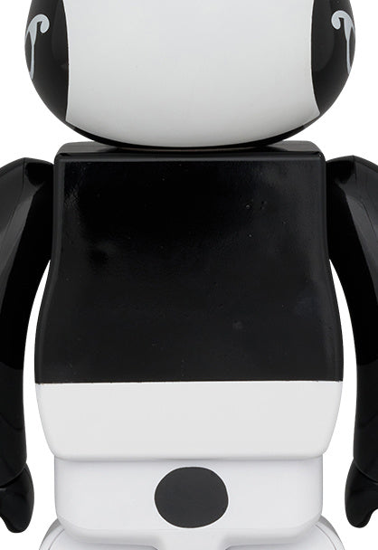 400% Bearbrick - Schlumpf (Schwarz)