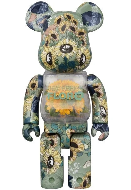400% Bearbrick - Flor@ Sunflower (Mames)-Medicom Toy-Bearbrick