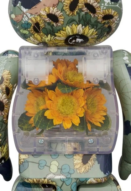 400% Bearbrick - Flor@ Sunflower (Mames)-Medicom Toy-Bearbrick