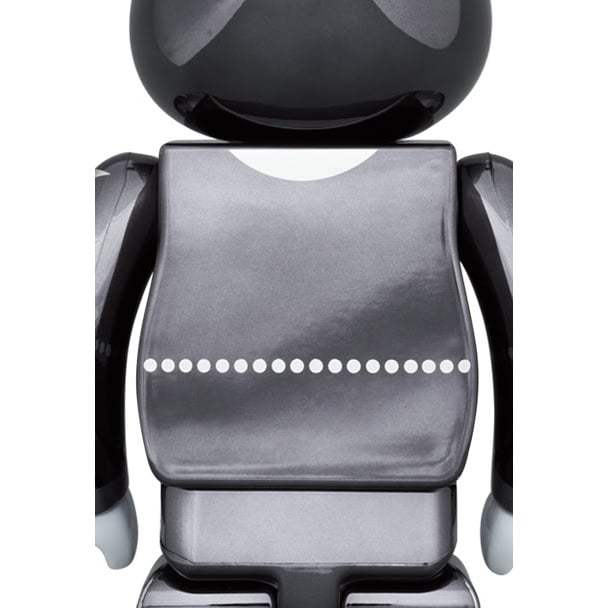 400% & 100% Bearbrick set - KISS Demon (Chrome ed.)