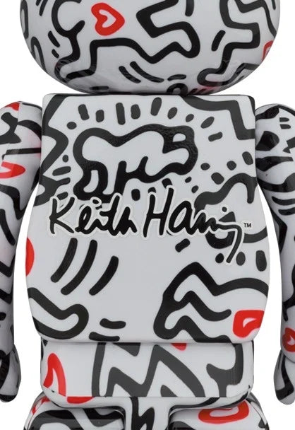 1000% Bearbrick - Keith Haring v8 (Heart of Men)-Medicom Toy-Bearbrick