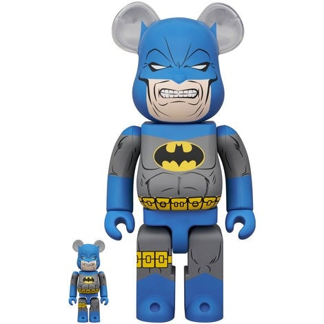 400% & 100% Bearbrick Set – Batman (The Dark Knight Returns)