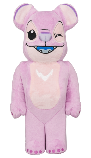 400% Bearbrick – Angel – Stitch (Kostümversion)