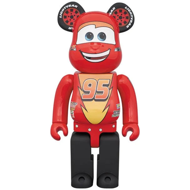 1000 % Bearbrick – Lightning McQueen (Cars x Disney x Pixar)