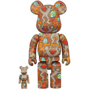 400 % und 100 % Bearbrick-Set – Keith Haring v12 (Sonderedition BWWT 3)