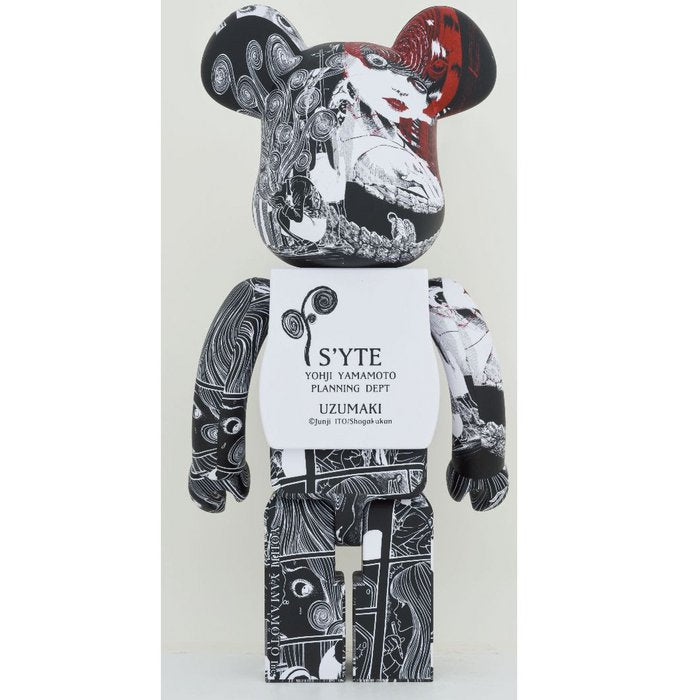 1000 % Bearbrick – S'YTE x Junji Ito UZUMAKI