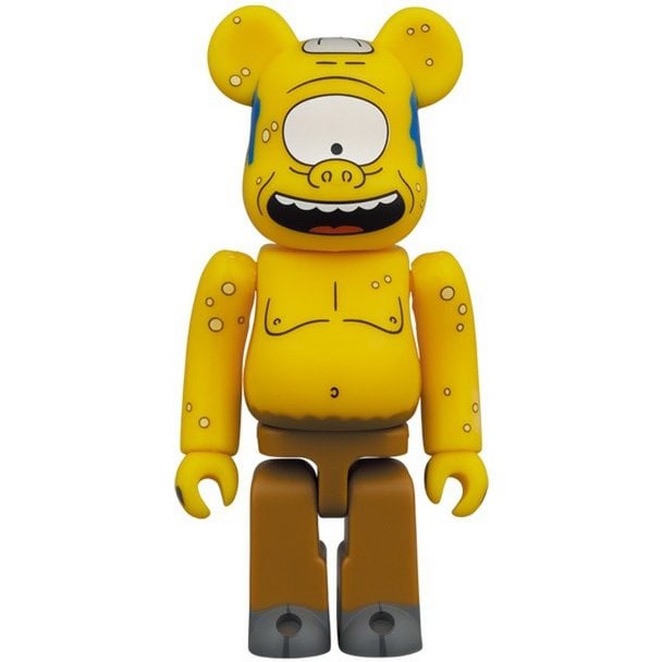 400 % und 100 % Bearbrick-Set – Cyclops (Die Simpsons)