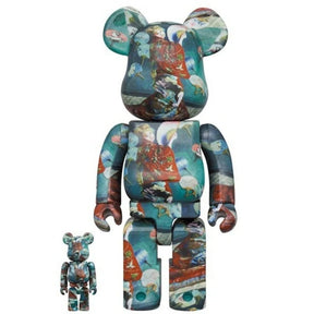 400 % und 100 % Bearbrick-Set – La Japonaise (Claude Monet)