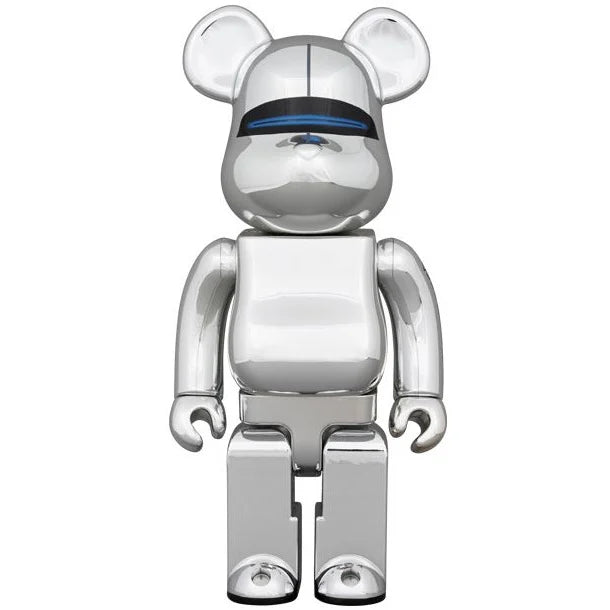 400% Bearbrick - Hajime Sorayama Robot (Blue Lights ed.)