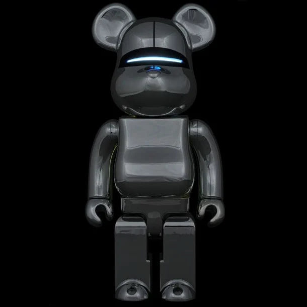 400 % Bearbrick – Hajime Sorayama Robot (Blue Lights Hrsg.)