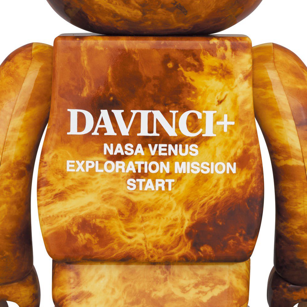 400 % und 100 % Bearbrick – Venus (NASA x Davinci+ Exploration)