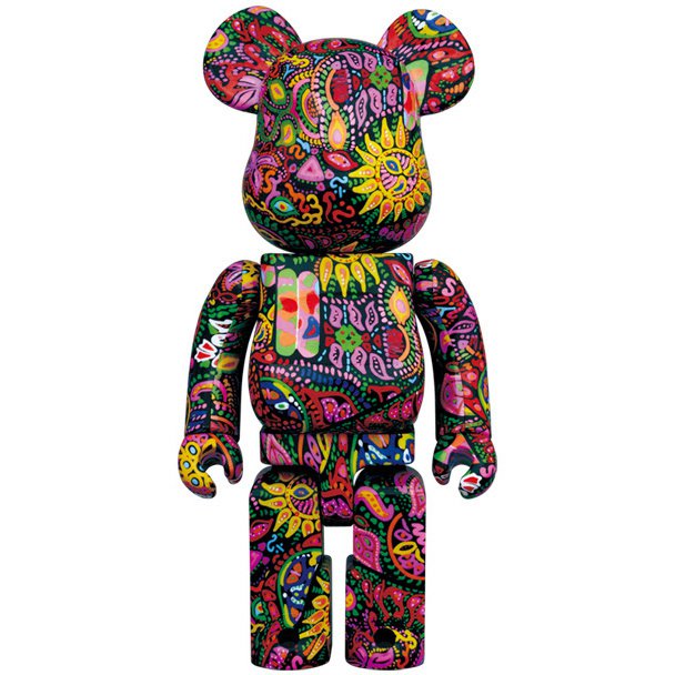 1000 % Bearbrick – Psychedelischer Paisley-Verstärker