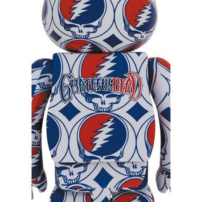 400 % und 100 % Bearbrick-Set – Grateful Dead (Steal Your Face)