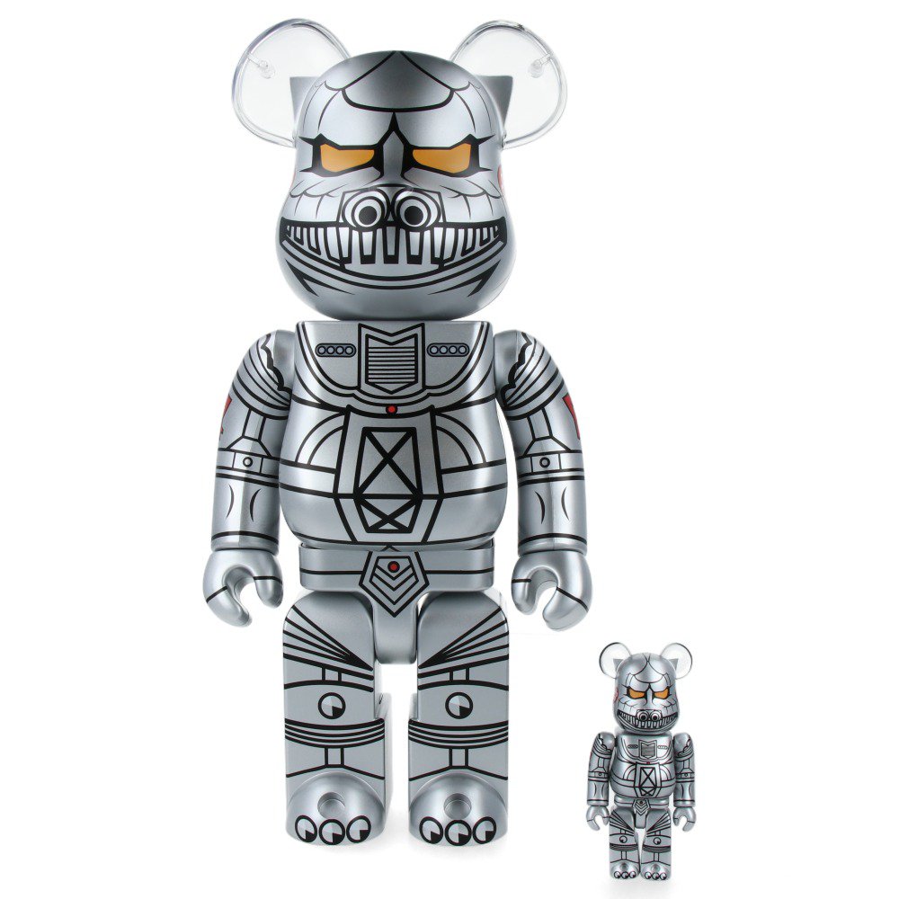 400 % und 100 % Bearbrick-Set – Mechagodzilla (1974)