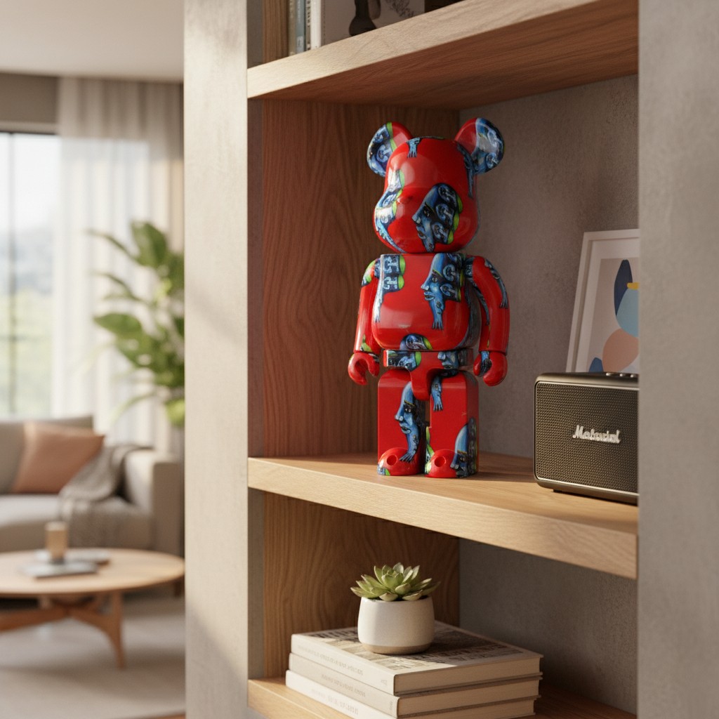 400% Bearbrick sæt - Cookie! by HIDE-Medicom Toy-Bearbrick