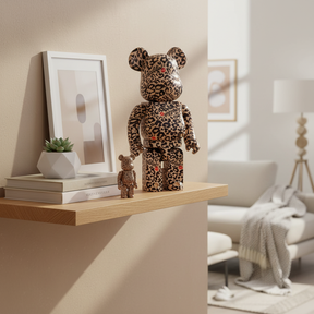 400% & 100% Bearbrick sæt - Amplifier (5th Anniversary)-Medicom Toy-Bearbrick