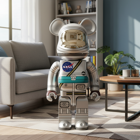 1000% Bearbrick - Project Mercury Astronaut (NASA)-Medicom Toy-Bearbrick