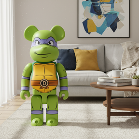 1000 % Bearbrick – Donatello (Teenage Mutant Ninja Turtles)