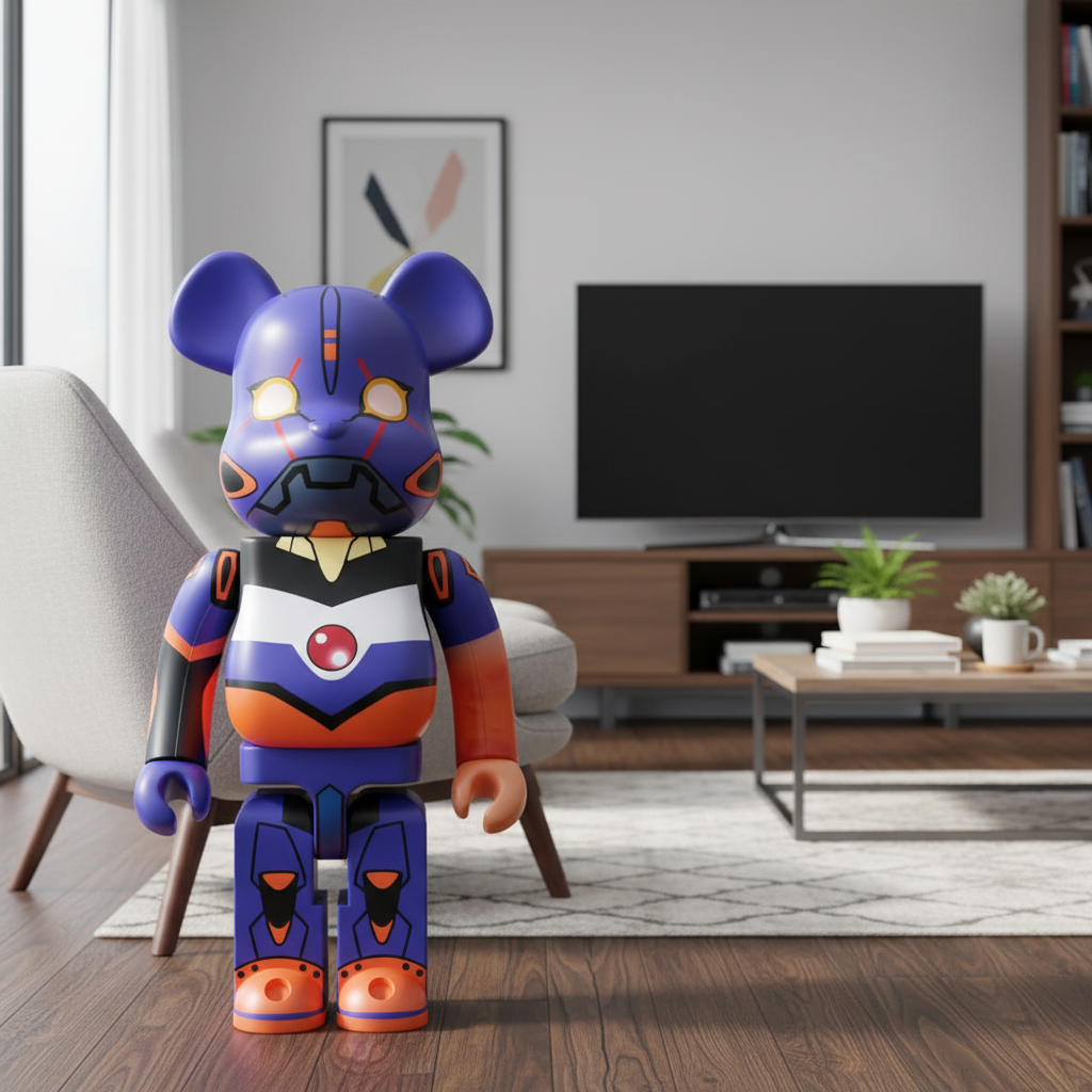 1000% Bearbrick - Evangelion (EVA No.1 - Awakening)-Medicom Toy-Bearbrick