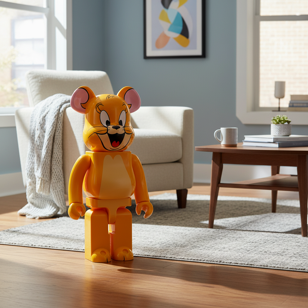 1000% Bearbrick - Jerry Classic Color (Tom & Jerry)-Medicom Toy-Bearbrick