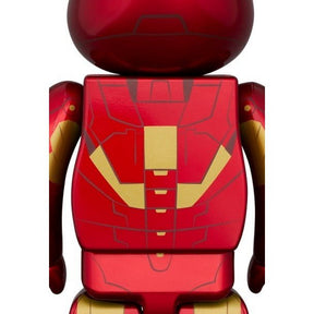 400 % und 100 % Bearbrick – Iron Man – Mark IV (Infinity Saga)