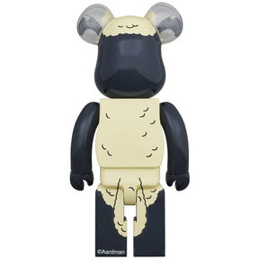 1000 % Bearbrick – Shaun (Shaun das Schaf)