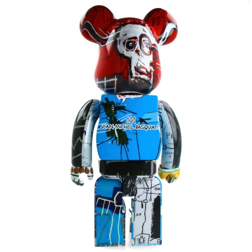 400 % und 100 % Bearbrick-Set – Jean-Michel Basquiat (Sonderausgabe BWWT 3)