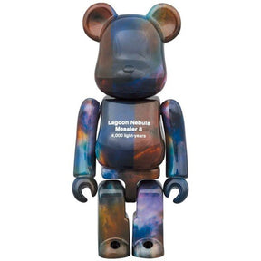 400 % und 100 % Bearbrick-Set – Hubble-Weltraumteleskop Lagunennebel (Messier 8)