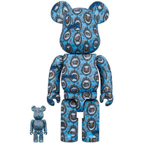 400 % und 100 % Bearbrick-Set – Robe Japonica Spiegel