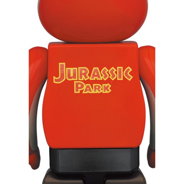 400 % und 100 % Bearbrick-Set – Jurassic Park