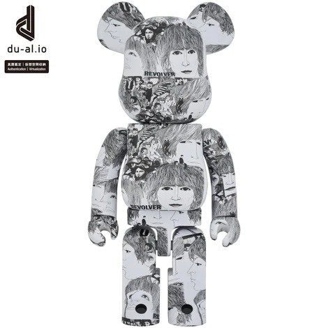 400 % und 100 % Bearbrick-Set – The Beatles (Revolver)