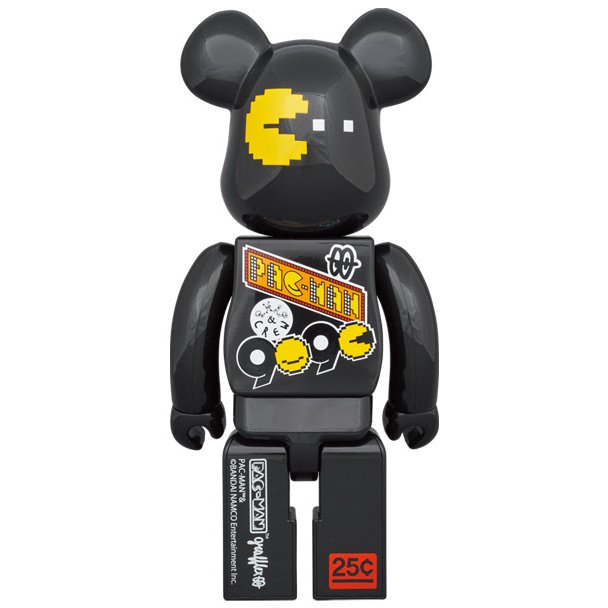 1000 % Bearbrick – Pac Man x Grafflex (9090 x SHIP &amp; Crew)