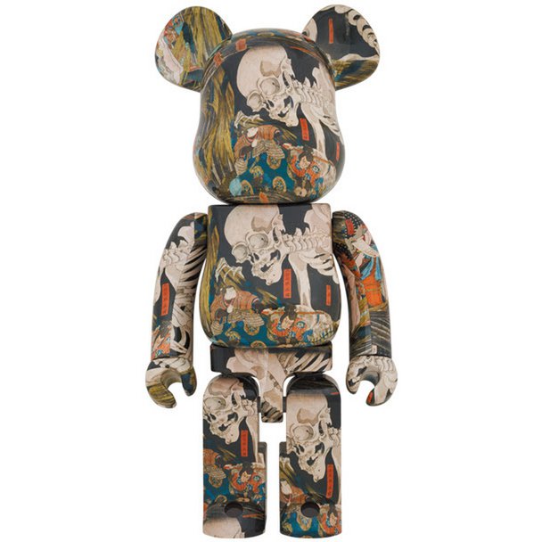 1000 % Bearbrick – Der verwunschene alte Palast in Soma (Utagawa Kuniyoshi)