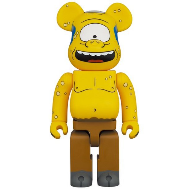 400 % und 100 % Bearbrick-Set – Cyclops (Die Simpsons)