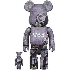 400 % und 100 % Bearbrick-Set – Übersicht über Tokio (Benjamin Grant)