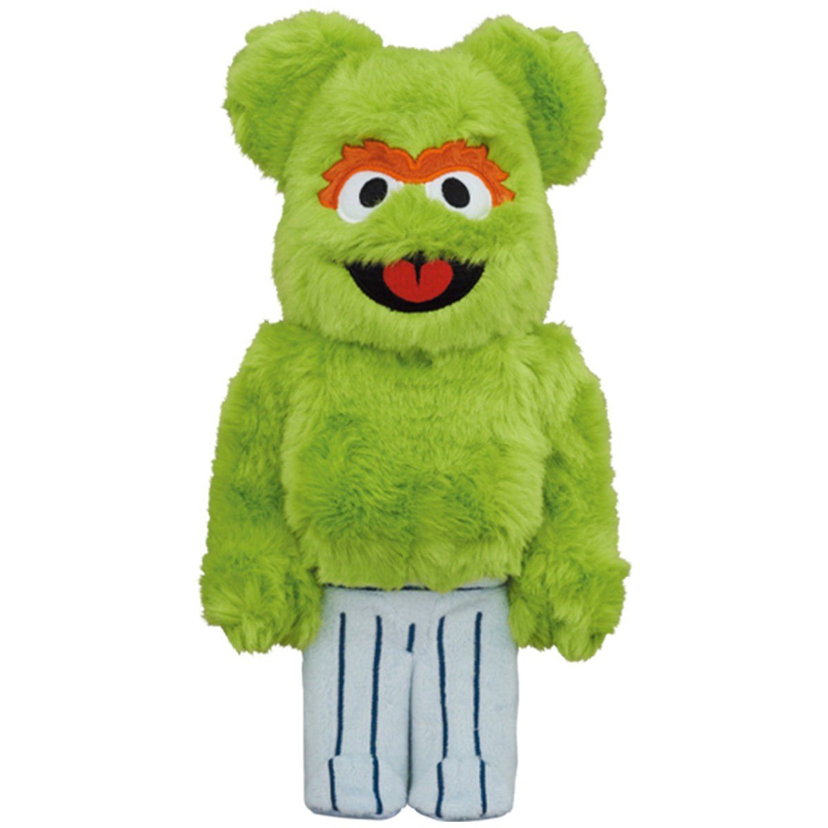 400% & 100% Bearbrick sæt - Oscar The Grouch - Costume Edition (Sesame Street)