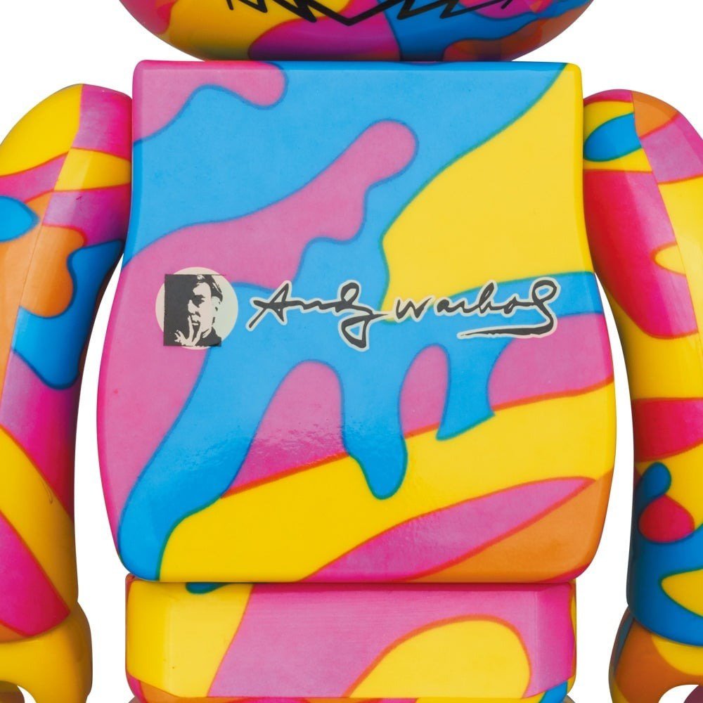 400 % und 100 % Bearbrick-Set – Andy Warhol (Sonderedition BWWT 3)