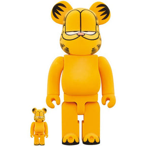 400 % und 100 % Bearbrick-Set – Garfield (Flocky Hrsg.)