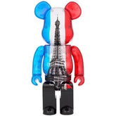 400 % Bearbrick – Eiffelturm (dreifarbig)