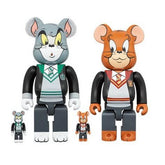 400 % und 100 % Bearbrick-Set – Tom und Jerry (Hogwarts-Hausroben)