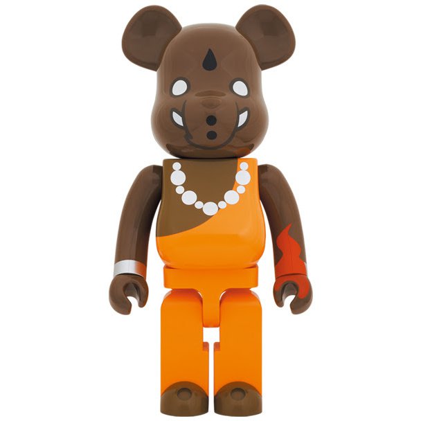 400 % Bearbrick – Brahman-Elefant (braun)