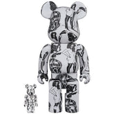 400 % und 100 % Bearbrick-Set – Planet (Saiko Otake)