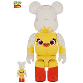 400 % und 100 % Bearbrick-Set – Ducky (Toy Story 4)