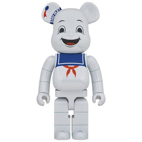 1000 % Bearbrick – Stay Puft Marshmallow Man (Weißes Chrom)