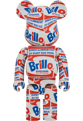 1000 % Bearbrick – Andy Warhol (Brillo)